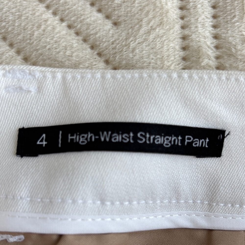 Talbots Ladies White straight leg slacks - Picture 6 of 7